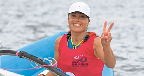 Blanca Manchón junto a su hermano Curro, después de lograr la segunda plaza en la Copa del Mundo. Blanca Manchón junto a su hermano Curro, después de lograr la segunda plaza en la Copa del Mundo.