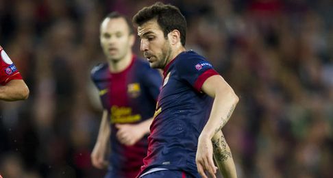 Cesc es uno de los señalados por la afición culé tras el desastre en Champions. Cesc es uno de los señalados por la afición culé tras el desastre en Champions.
