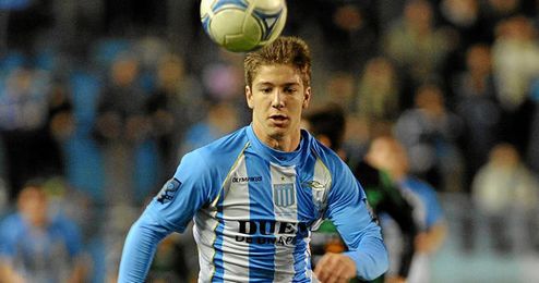 Luciano Vietto, delantero internacional con la selección argentina sub 20. Luciano Vietto, delantero internacional con la selección argentina sub 20.