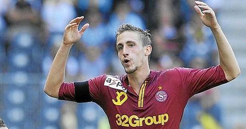 Vincent Rüfli, uno de los pocos jugadores que está completando una digna campaña con el Servette. Vincent Rüfli, uno de los pocos jugadores que está completando una digna campaña con el Servette.