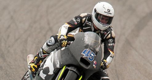 Scott Redding durante unos entrenamientos. Scott Redding durante unos entrenamientos.