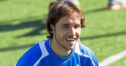 Verdú, durante un entrenamiento con el Espanyol. Verdú, durante un entrenamiento con el Espanyol.