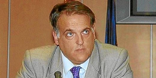 Javier Tebas durante una comparecencia ante los medios Javier Tebas durante una comparecencia ante los medios