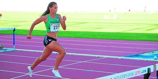 La vallista hispalense Irene Almarcha, doble subcampeona de España absoluta de los 100 metros vallas. La vallista hispalense Irene Almarcha, doble subcampeona de España absoluta de los 100 metros vallas.
