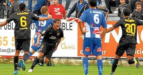 Jonathan dos Santos, con el filial Jonathan dos Santos, con el filial