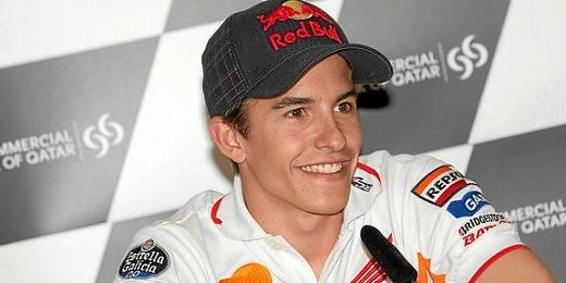 Márquez en rueda de prensa. Márquez en rueda de prensa.