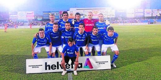 El primer once del Écija de la temporada. El primer once del Écija de la temporada.