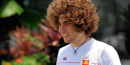 Marco Simoncelli en los entrenamientos del gran premio de Sepang. Marco Simoncelli en los entrenamientos del gran premio de Sepang.