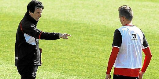 Cheryshev se ejercita a las órdenes de Emery. Cheryshev se ejercita a las órdenes de Emery.