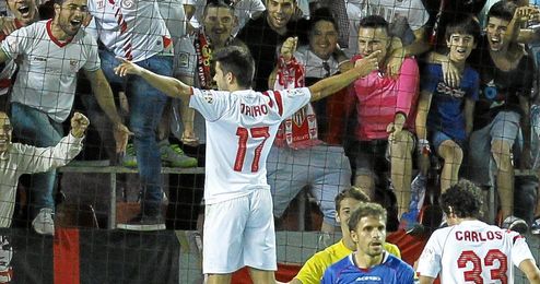 El cántabro celebra su diana. El cántabro celebra su diana.