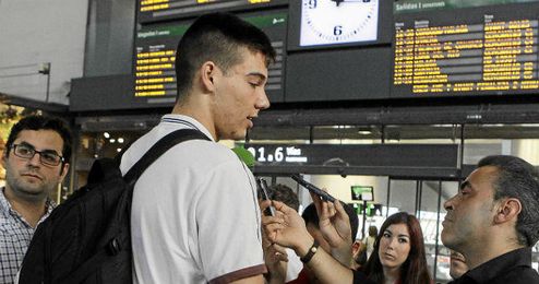 Hernangómez espera seguir otro año en el Cajasol. Hernangómez espera seguir otro año en el Cajasol.