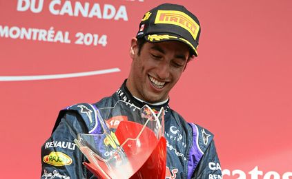 Ricciardo logró su primera victoria como piloto de Formula 1. Ricciardo logró su primera victoria como piloto de Formula 1.