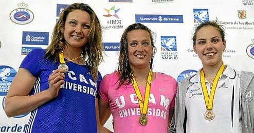 Imagen de archivo de Mireia Belmonte en el Open absoluto de natación. Imagen de archivo de Mireia Belmonte en el Open absoluto de natación.