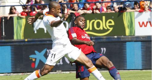 Loé la pasada temporada en el partido que enfrentó al Osasuna y al Valencia en el Reyno de Navarra. Loé la pasada temporada en el partido que enfrentó al Osasuna y al Valencia en el Reyno de Navarra.