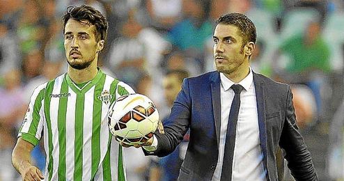 Casado, en un partido con el Betis. Casado, en un partido con el Betis.
