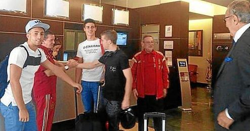 Deulofeu al llegar a la concentración de la Sub´21 Deulofeu al llegar a la concentración de la Sub´21