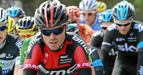 Samuel Sánchez durante la Vuelta a Cataluña. Samuel Sánchez durante la Vuelta a Cataluña.