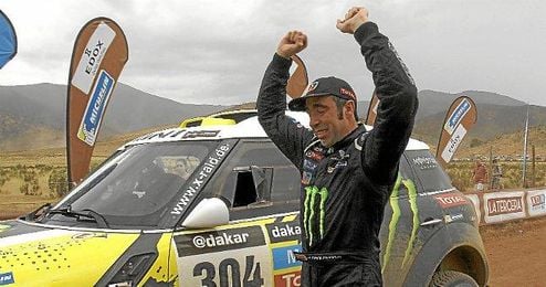 Nani Roma en la última etapa del Rally Dakar de este año. Nani Roma en la última etapa del Rally Dakar de este año.