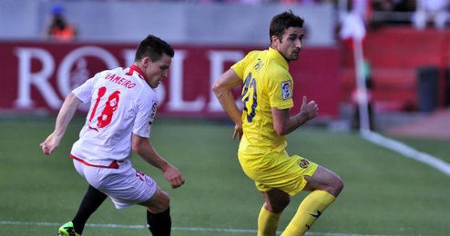 ´Cani´ en el partido que el Villarreal disputó ante el Sevilla. ´Cani´ en el partido que el Villarreal disputó ante el Sevilla.