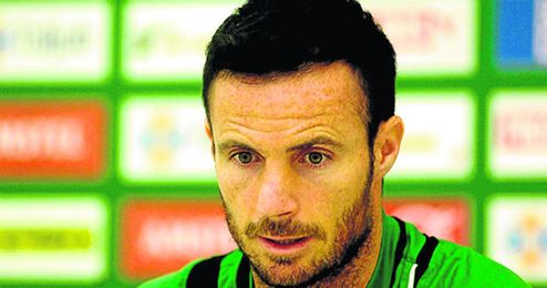 Manu Herrera, en rueda de prensa Manu Herrera, en rueda de prensa