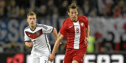 Krychowiak, con Polonia. Krychowiak, con Polonia.