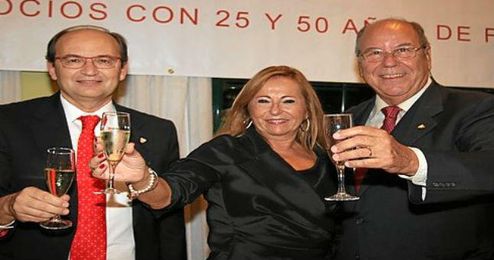 José Castro durante el acto de celebración de los 109 años del club. José Castro durante el acto de celebración de los 109 años del club.