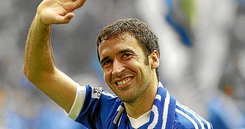 Raúl en su etapa en el Schalke 04. Raúl en su etapa en el Schalke 04.
