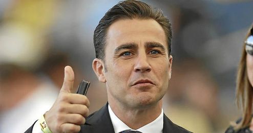 Cannavaro en el último Mundial de Brasil. Cannavaro en el último Mundial de Brasil.