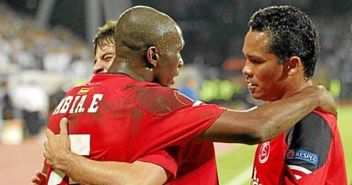 Cinco tantos lleva M´Bia, tres de ellos en Liga y dos en la Europa League. Cinco tantos lleva M´Bia, tres de ellos en Liga y dos en la Europa League.