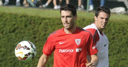 Iraola en un entrenamiento de la presente temporada. Iraola en un entrenamiento de la presente temporada.