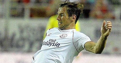 Krychowiak durante un partido liguero de la presente temporada. Krychowiak durante un partido liguero de la presente temporada.