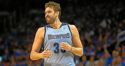 Marc Gasol durante un encuentro con los Grizzlies. Marc Gasol durante un encuentro con los Grizzlies.
