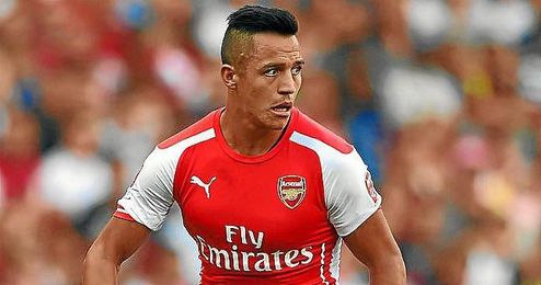 Alexis durante un partido con el Arsenal, al que llegó el pasado verano. Alexis durante un partido con el Arsenal, al que llegó el pasado verano.