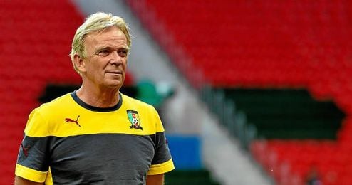 Volker Finke, seleccionador camerunés Volker Finke, seleccionador camerunés