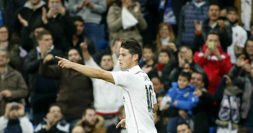 James es un habitual en el once madridista. James es un habitual en el once madridista.