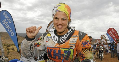 Laia Sanz. Última etapa del Rally Dakar 2014 Laia Sanz. Última etapa del Rally Dakar 2014