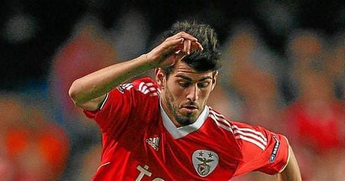 Nelson Oliveira durante un partido con el Benfica. Nelson Oliveira durante un partido con el Benfica.