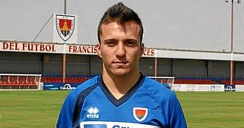 El canterano del Numancia, Luis Valcarce. El canterano del Numancia, Luis Valcarce.