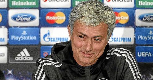 Mourinho durante una comparecencia en la sala de prensa. Mourinho durante una comparecencia en la sala de prensa.