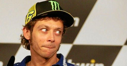 Valentino Rossi durante una rueda de prensa. Valentino Rossi durante una rueda de prensa.