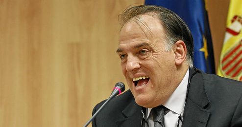 Tebas, presidente de la LFP. Tebas, presidente de la LFP.