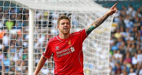 Alberto Moreno, en un partido con los ´reds´ Alberto Moreno, en un partido con los ´reds´