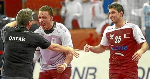 La selección qatarí espera al ganador del España-Francia. La selección qatarí espera al ganador del España-Francia.