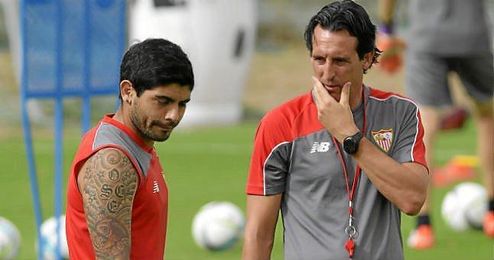 Emery no podrá contar con Banega el próximo mes. Emery no podrá contar con Banega el próximo mes.