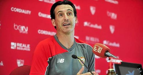 Emery quiere ver al mejor Sevilla. Emery quiere ver al mejor Sevilla.