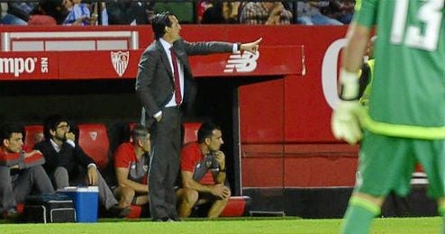 Emery se mostró satisfecho con la aportación de los delanteros. Emery se mostró satisfecho con la aportación de los delanteros.
