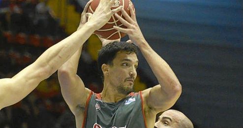 El andaluz Alfonso Sánchez durante un partido de esta temporada. El andaluz Alfonso Sánchez durante un partido de esta temporada.