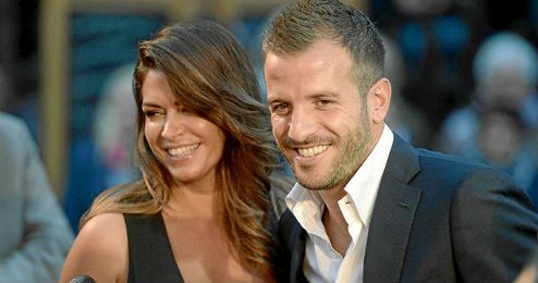 Sabia Boulahrouz y van der Vaart durante su noviazgo. Sabia Boulahrouz y van der Vaart durante su noviazgo.