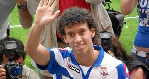 Roderick Miranda, en su presentación como jugador del Deportivo de la Coruña. Roderick Miranda, en su presentación como jugador del Deportivo de la Coruña.