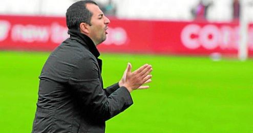 En la imagen, Diego Martínez, técnico del Sevilla Atlético. En la imagen, Diego Martínez, técnico del Sevilla Atlético.